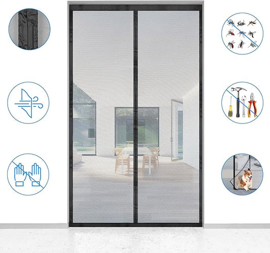 Cortina Mosquitera Magnética de Cierre Automático